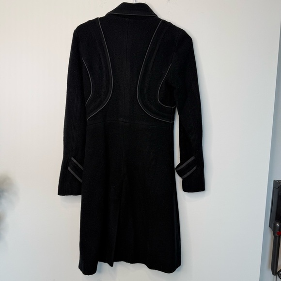 MaxMara Elegant Black Women's Coat size 4 - Picture 3 of 15